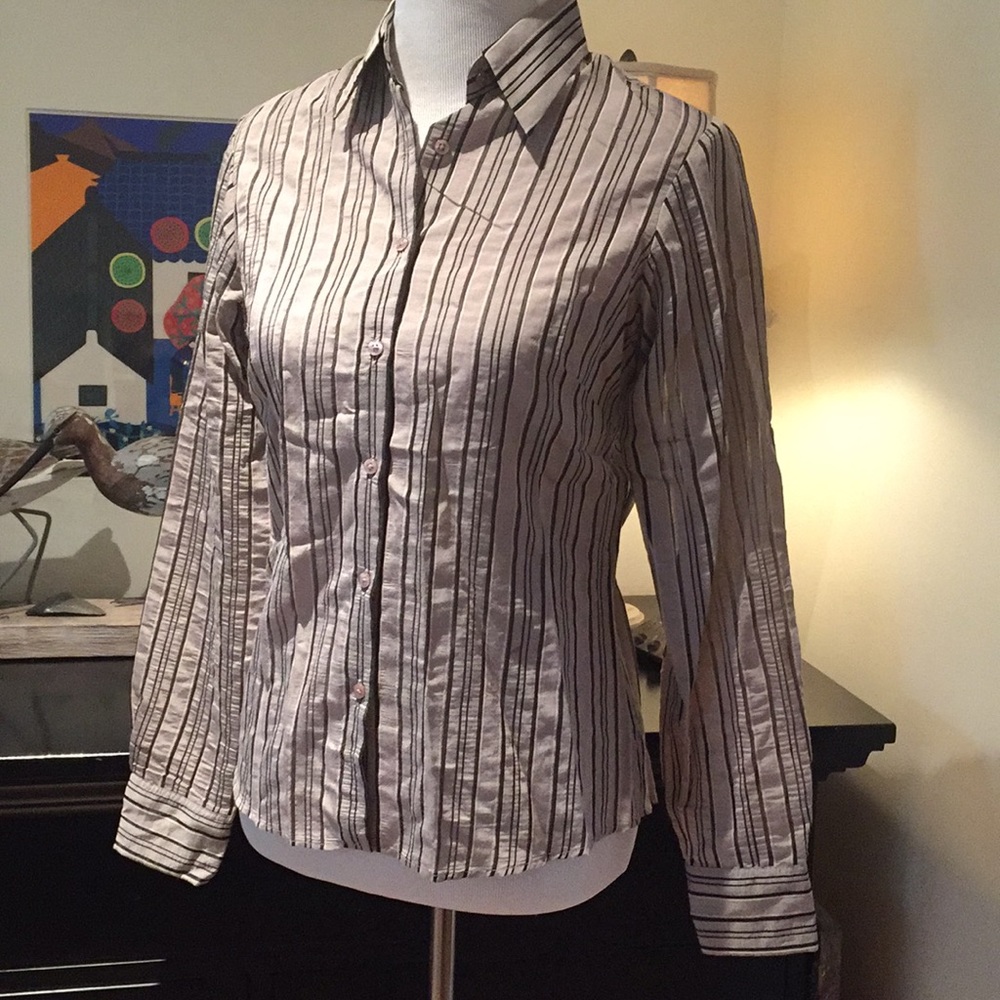 Thomas Pink pinstripe blouse